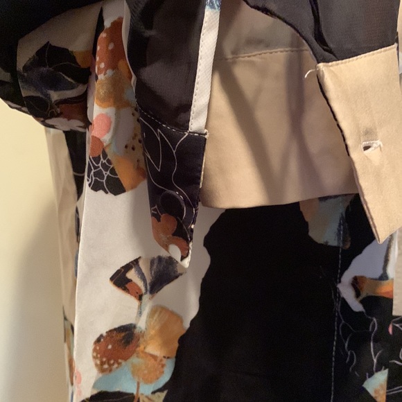 3.1 PHILLIP LIM X Target Button Up Long Sleeves Floral Blouse Shirt Size M - Picture 6 of 11